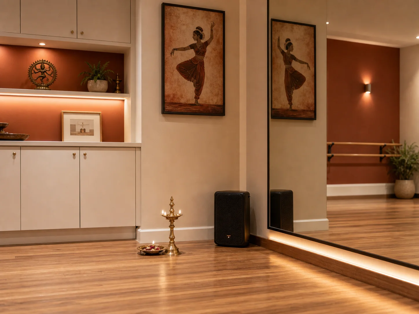 Garage Conversion into Bharatanatyam Dance Studio — additional view