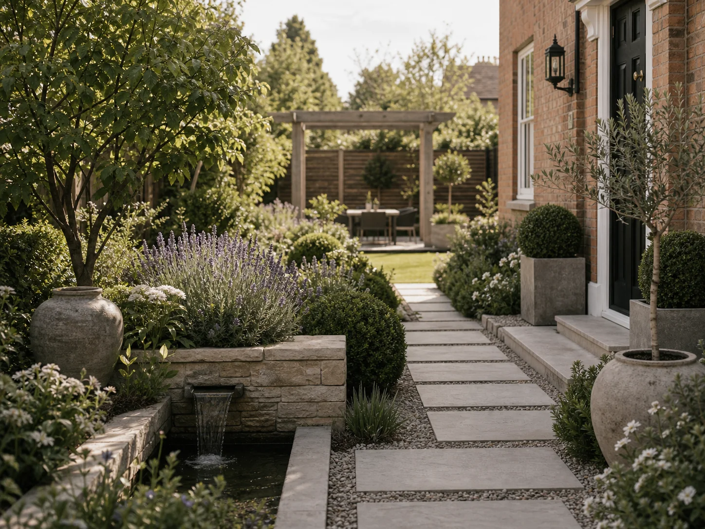 Garden & Backyard Redesign with Pergola and Front Garden Styling — additional view